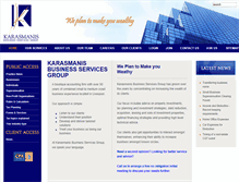 Tablet Screenshot of karasmanis.com.au